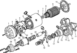 Дахка стартера задня Газель   (пр-во БАТЕ) СТ142-3708300