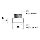 Подовжувач Icma 10х1/2" No19, фото 2