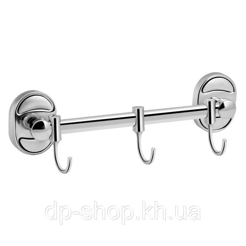 Тримач Lidz Oreo 0803 3 гачка LDORE0803CRM22174 Chrome, фото 1