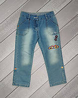 Дитячі джинси-бриджі для хлопчика Туреччина  98,104