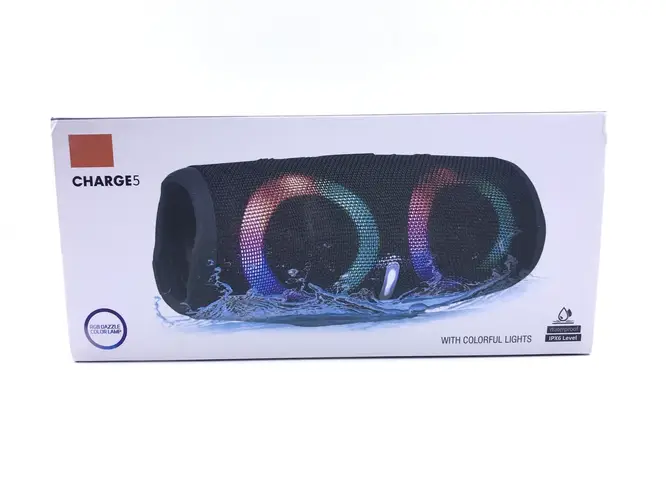 Колонка JBL CHARGE 5 с подсветкой и Bluetooth Черная, цена 899 грн ...