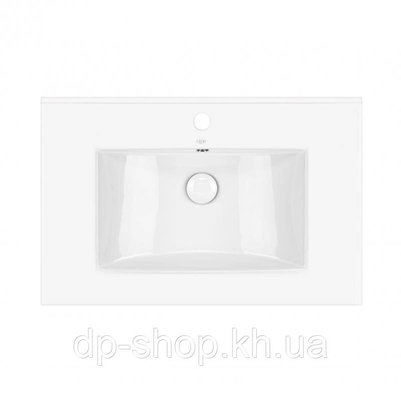Раковина Qtap Albatross 700х460х180 White з донним клапаном QT01113070CW, фото 1