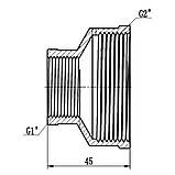 Муфта редукційна Thermo Alliance Forte 2" ВВ SF3575025, фото 2