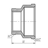 Муфта редукова Thermo Alliance Forte 1 1/2х1" ВВ SF3574025, фото 2