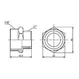 Ніпель редукційний Thermo Alliance Forte 1 1/4х1" SF3593225, фото 2
