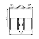 Ніпель Thermo Alliance Forte 1" SF35825, фото 2