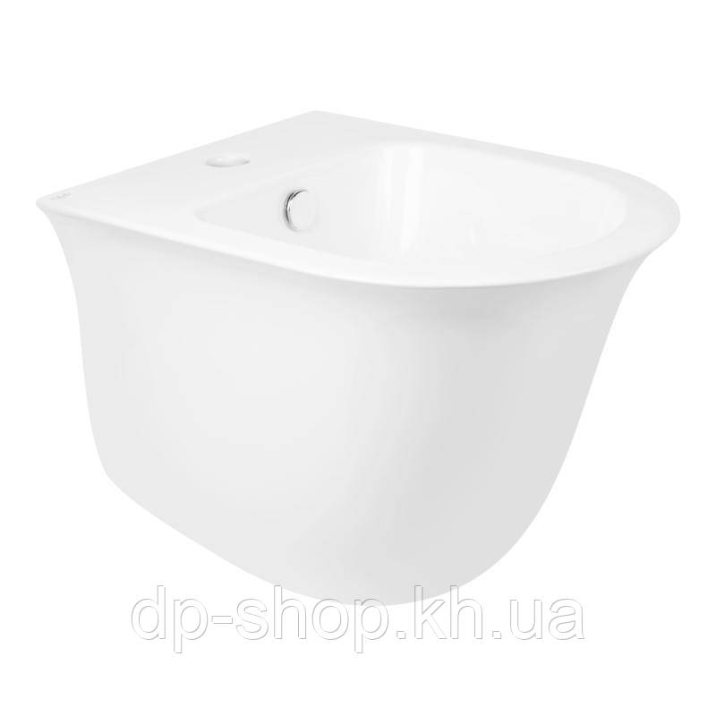 Біде підвісне Qtap Virgo 485х345х365 White QT1855051FW, фото 1