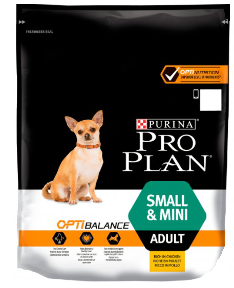 Корм Purina Pro Plan (Пурина Про План) Adult Small Mini Optibalance для собак мелких пород (курица), 3 кг