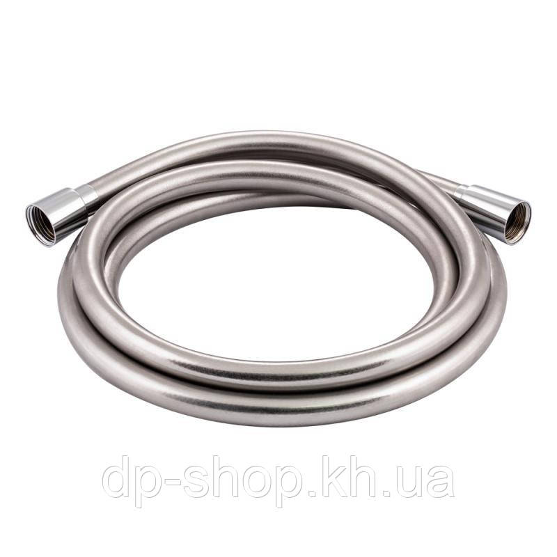 Шланг для ручного душу Qtap Hadice 2000 мм QTHADPVC200C Chrome, фото 1