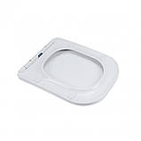 Унітаз підвісний Qtap Presto безобідковий із сидінням Soft-close QT24332615EW, фото 8