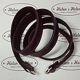 Ручка для міні - сумочки 1,5 *130. Колір "Бордо", фото 2