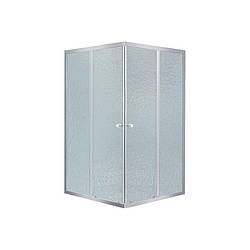 Душова кабіна Lidz Wawel SC80x80.SAT.LOW.FR, скло Frost 4 мм без піддону