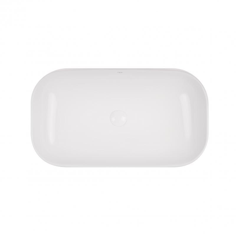 Раковина-чаша Qtap Jay 695х410х150 White з донним клапаном QT07112166W