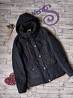 Жіноча зимова куртка C&A сіра Розмір М (46)