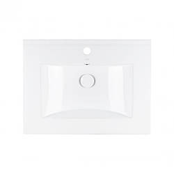 Раковина Qtap Albatross 600х460х180 White з донним клапаном QT01113060CW