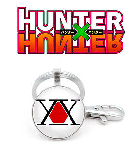 Брелок Hunter X Hunter "Знак Хантера білий" Мисливець х Мисливець