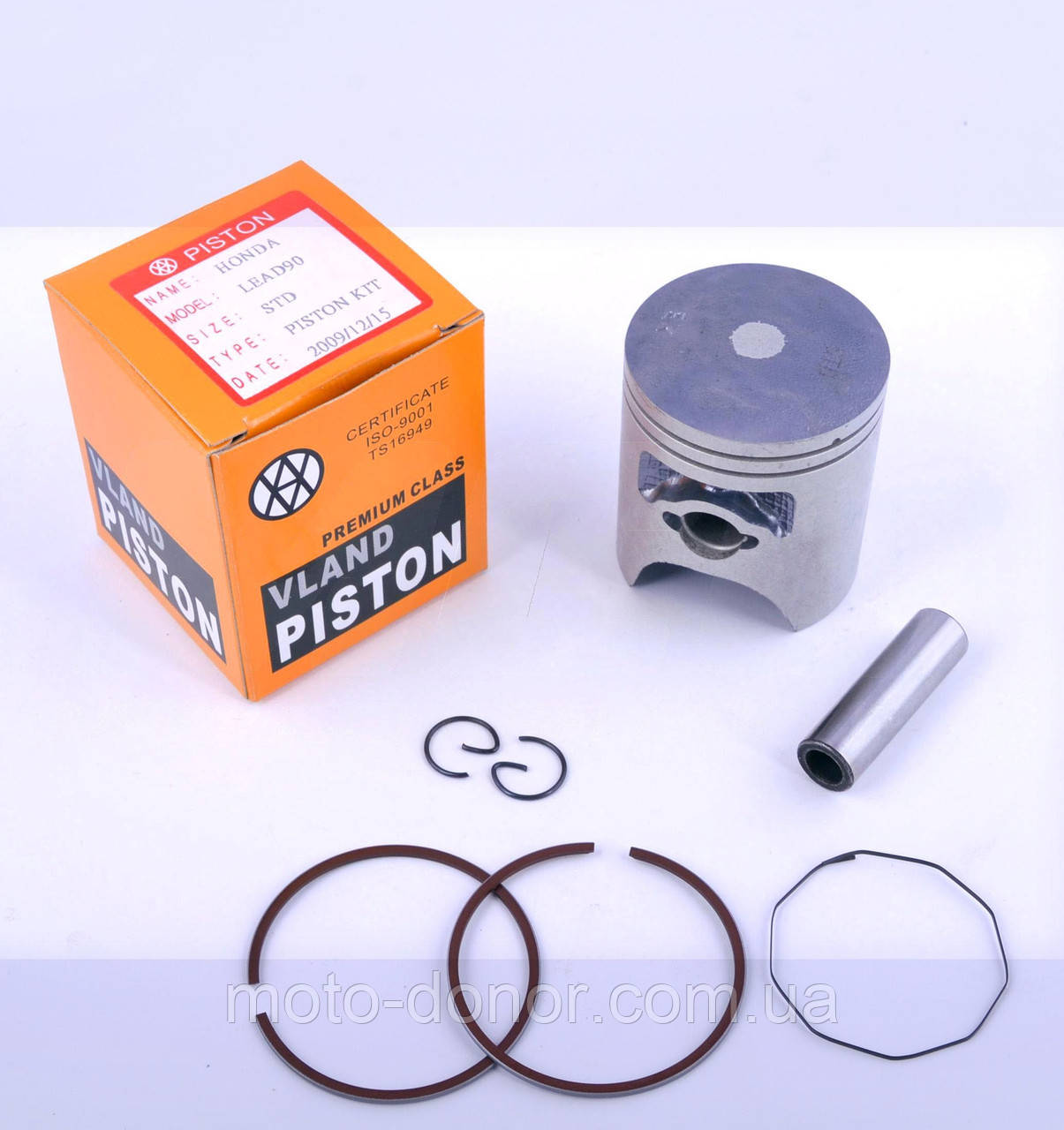 Поршень Honda LEAD 100 0,25 (Ø51,25) "VLAND" (Тайван), фото 1