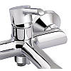 Змішувач для ванни латунний з коротким зливом Qtap Grand CRM 006 Хром глянець, фото 4