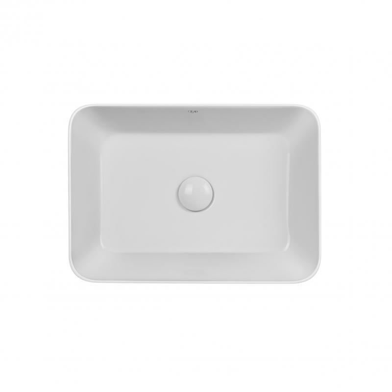 Раковина-чаша Qtap Virgo 490х350х110 White з донним клапаном QT18112261W, фото 1