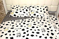 Двуспальное детское постельное белье Gold корова