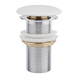 Донний клапан для раковини Qtap F008 70х70х120 White