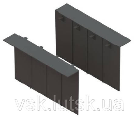 Перегородка-сифон дощоприймача Base 300х300 пластикова (8378)