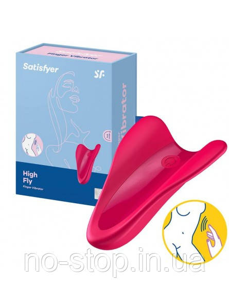Вібромасажер Satisfyer High Fly (red), фото 1