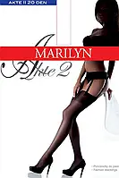 Панчохи під пояс MARILYN AKTE 15 ДЕН 1/2, беживий(visone), 80% Полиамид 20% Эластан