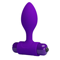 Анальна пробка з вібрацією Pretty Love Vibra Butt Plug Purple