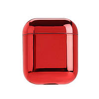 Чехол для наушников AirPods Glass Case Red (901) красный