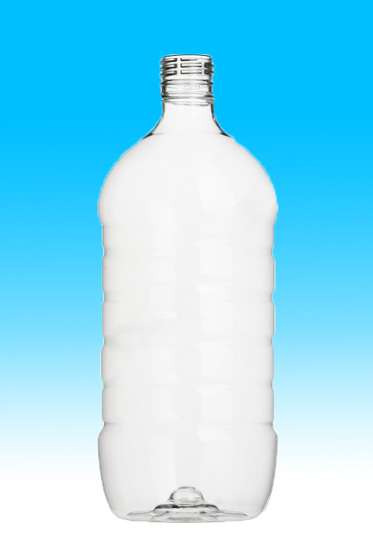 ПЕТ Пляшка кругла 0.985 л. Ø 28 мм.