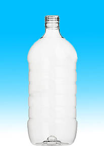 ПЕТ Пляшка кругла 0.985 л. Ø 28 мм.