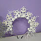Дитяча новорічна корона обруч сніжинка 1 шт, фото 5