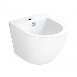 Біде підвісне кругле Qtap Robin 495х370х325 White QT1355046FW Білий