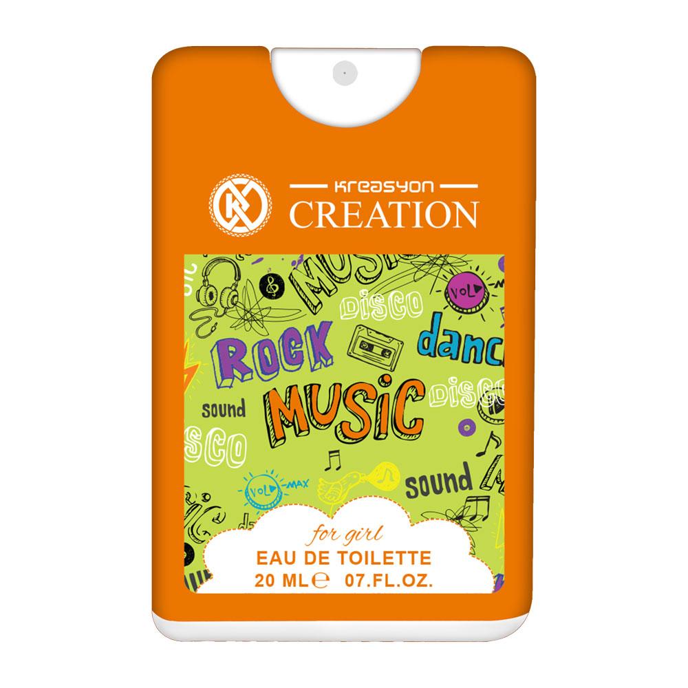 Дитяча туалетна вода KREASYON CREATION Music для дівчаток, 20 мл (3541355)