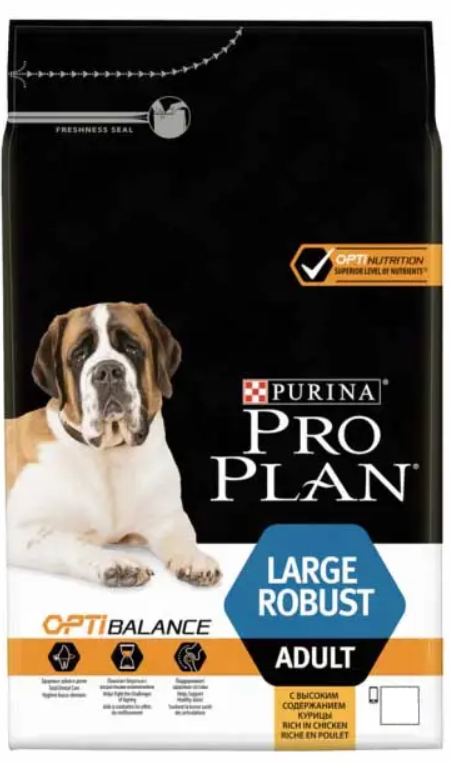 Корм Purina Pro Plan (Пурина Про План) Adult Large Robust для собак великих порід (курка), 14 кг