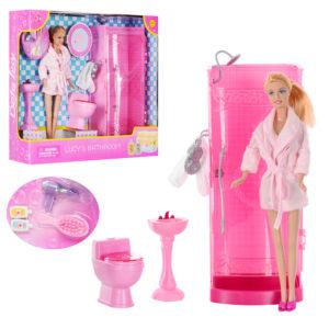 Лялька DEFA 8215 ванна кімната, аксесуари, кор., 36,5-34,5-11 см, фото 1