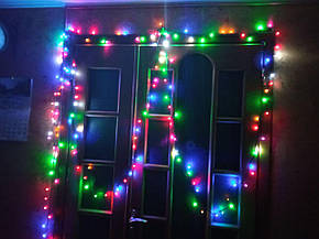 Гірлянда світлодіодна 200 Led (multicolor) матова кулька, 10 м., фото 2