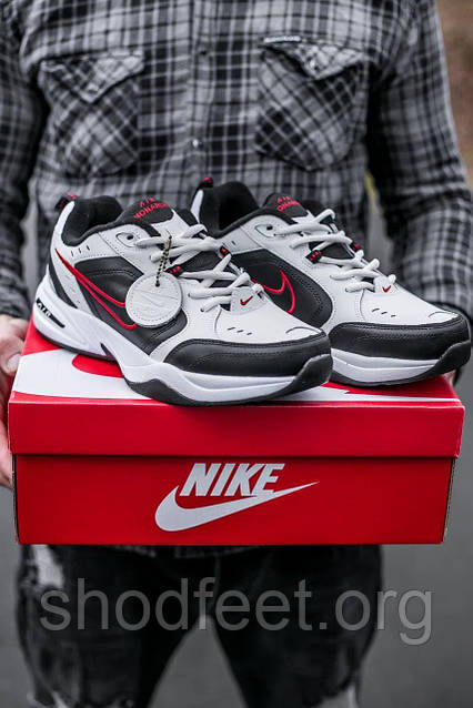 Nike air monarch red online