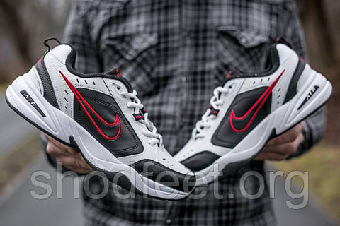 Nike air monarch iv red hot sale