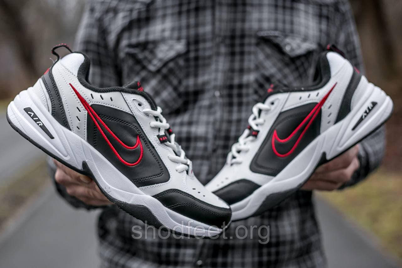 Nike air monarch noir et rouge hotsell