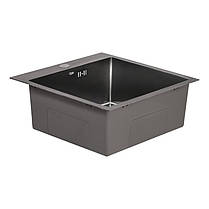 Кухонна мийка Qtap D5050BL Black 2.7/1.0 мм (QTD5050BLPVD10), фото 2