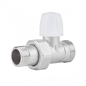 Кран радіаторний Icma 1/2" прямий під фітинг, без ручки №829, фото 2