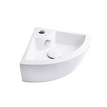 Раковина Qtap Kiwi з донним клапаном QT0911K184AW, фото 3
