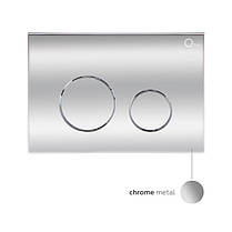 Набір Qtap інсталяція 3 в 1 Nest QT0133M425 з панеллю змиву круглої QT0111M11112CRM + унітаз з сидінням Robin, фото 3