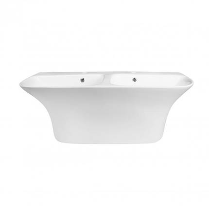 Підвісна Раковина моноблок Qtap Virgo 1000х410х360 White з донним клапаном QT1811G760W, фото 2