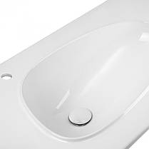 Раковина Qtap Virgo 800х480х167 White з донним клапаном QT1811FL8128BLW, фото 3