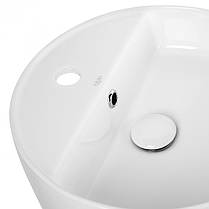 Раковина-чаша Qtap Swan 420х420х145 White з донним клапаном QT1611A051TW, фото 3