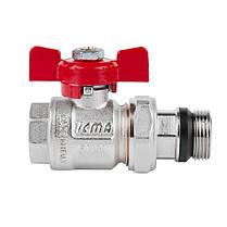 Кран кульовий "Американка" Icma 1/2" з антипротечкой прямої №348, фото 2