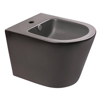 Біде підвісне Qtap Scorpio 515x360x345 Matt black QT1455053FMB, фото 2